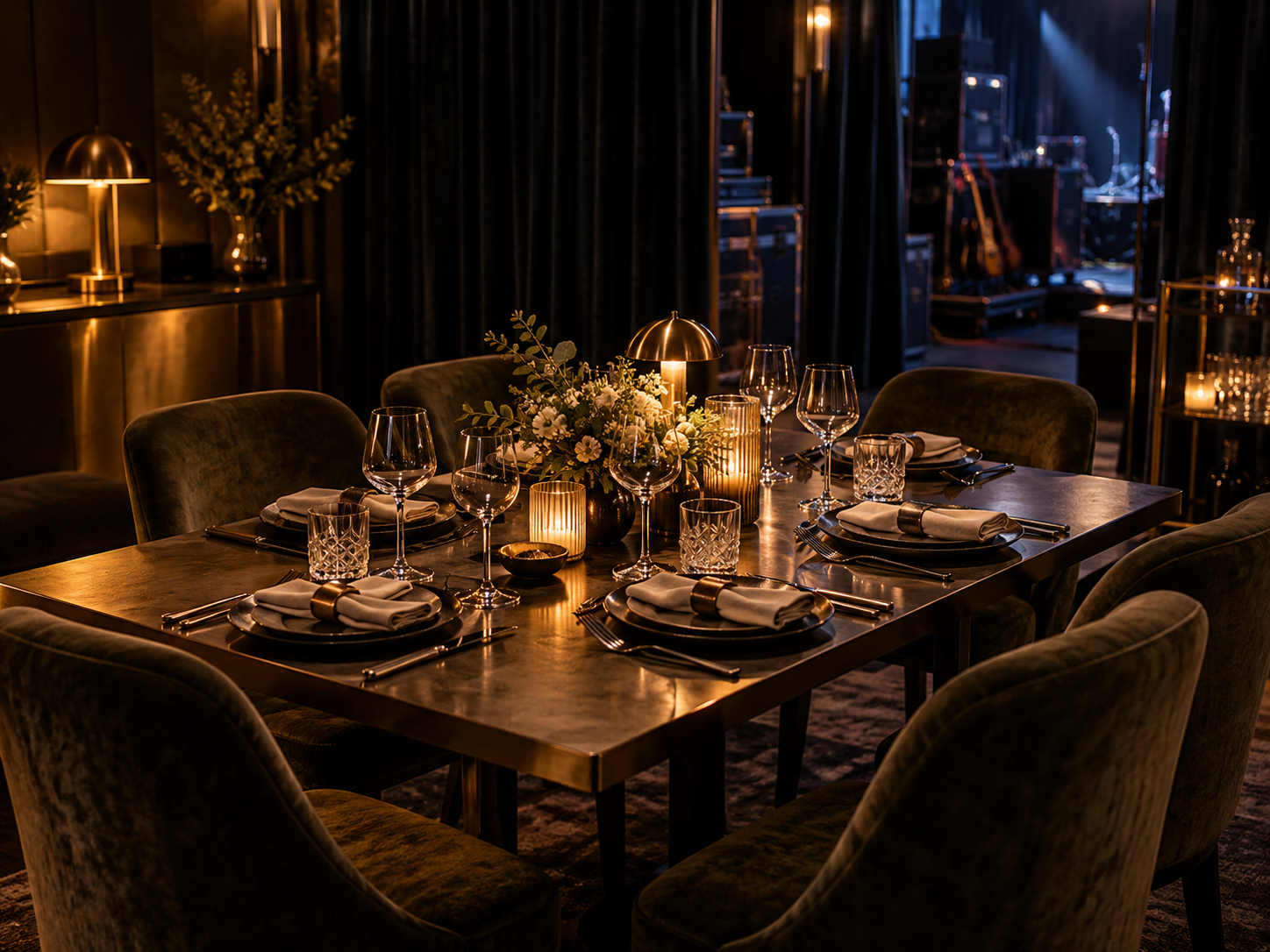 An intimate private hospitality setting